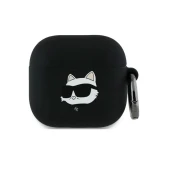 Karl Lagerfeld AirPods 4 Choupette Head dėklas,1 nuotrauka