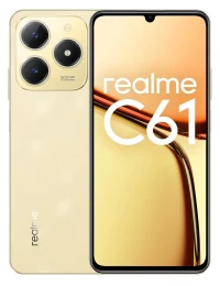 Realme C61 išmanusis telefonas 256 GB, auksinis, 1 nuotrauka