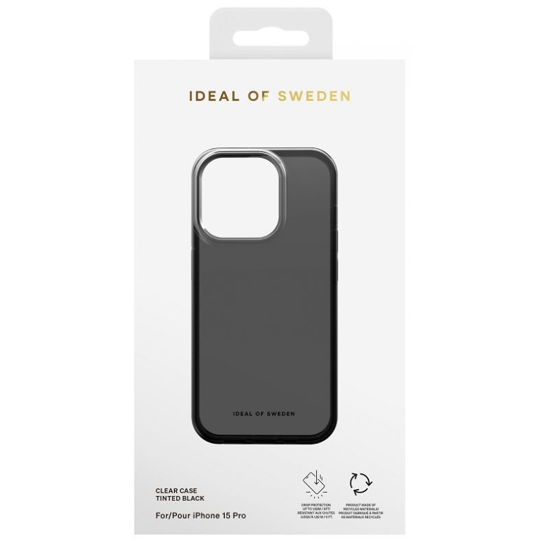 Ideal Of Sweden Clear Dėklas Iphone 15 Pro Tinted Black 4044