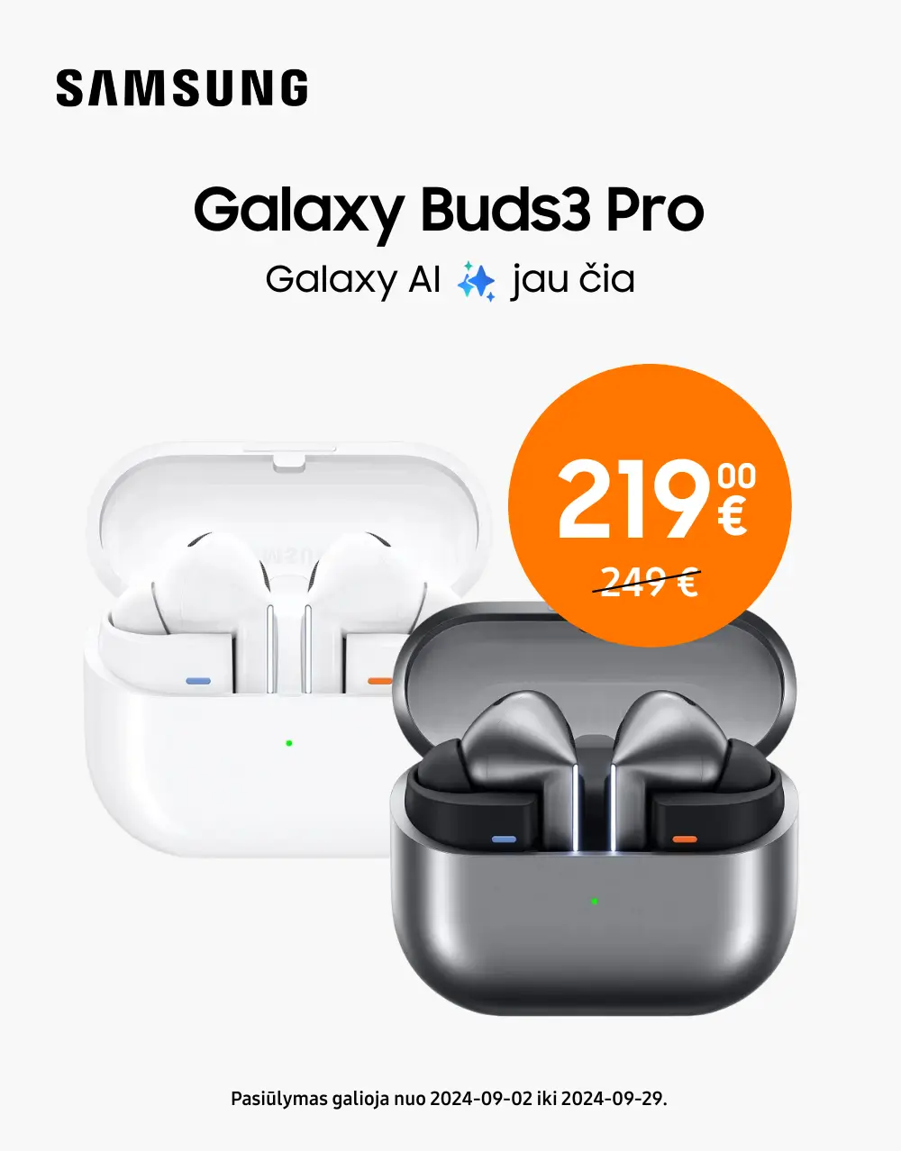 Samsung Galaxy Buds3 Pro akcija, Mobili prekyba