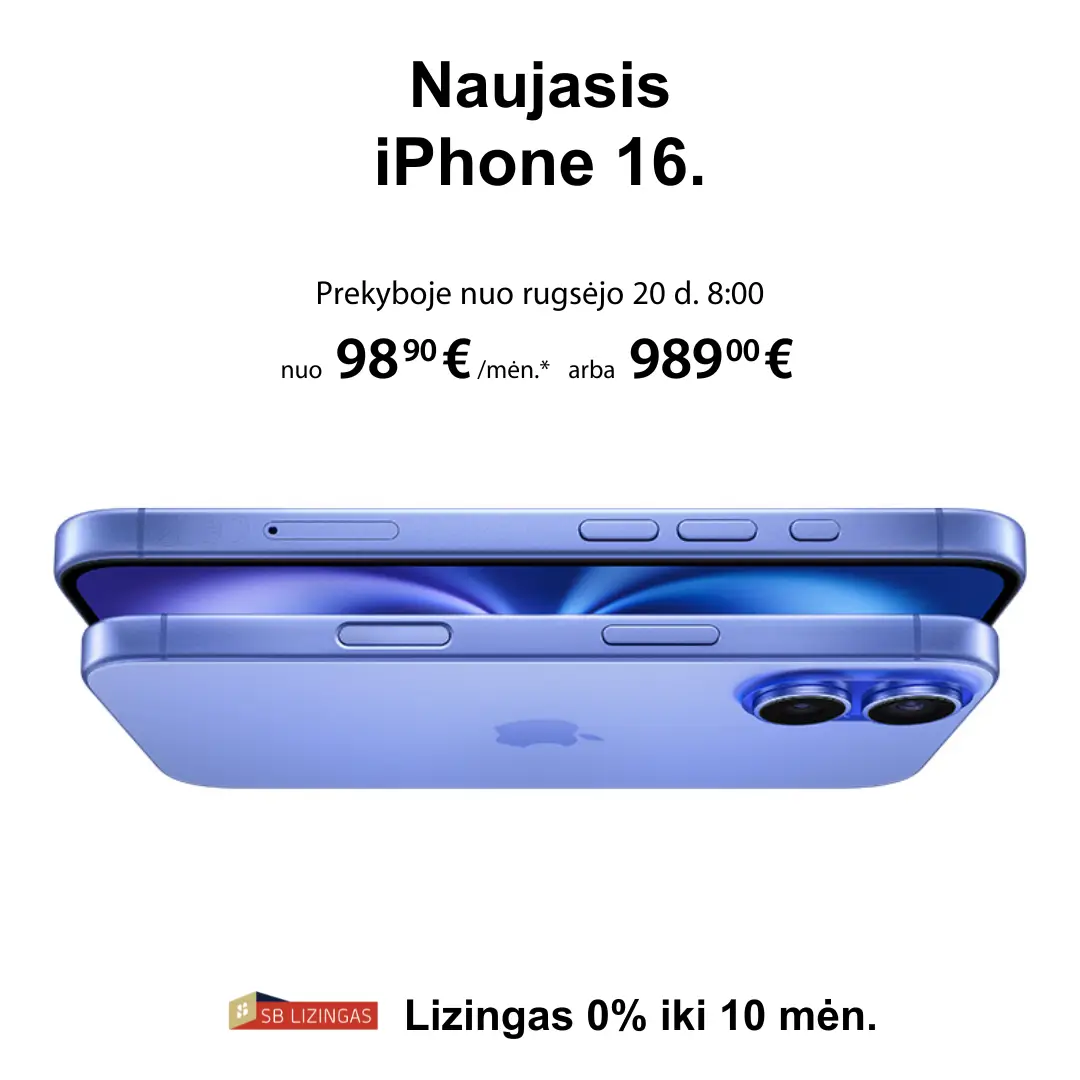 iPhone 16 užsisakykite dabar, Mobili prekyba