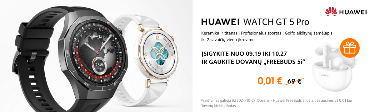 Huawei Watch GT 5 serija, dovana FreeBuds 5i, Mobili prekyba