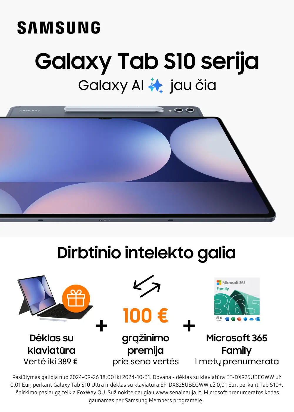 Samsung Galaxy Tab S10 serija, Mobili prekyba