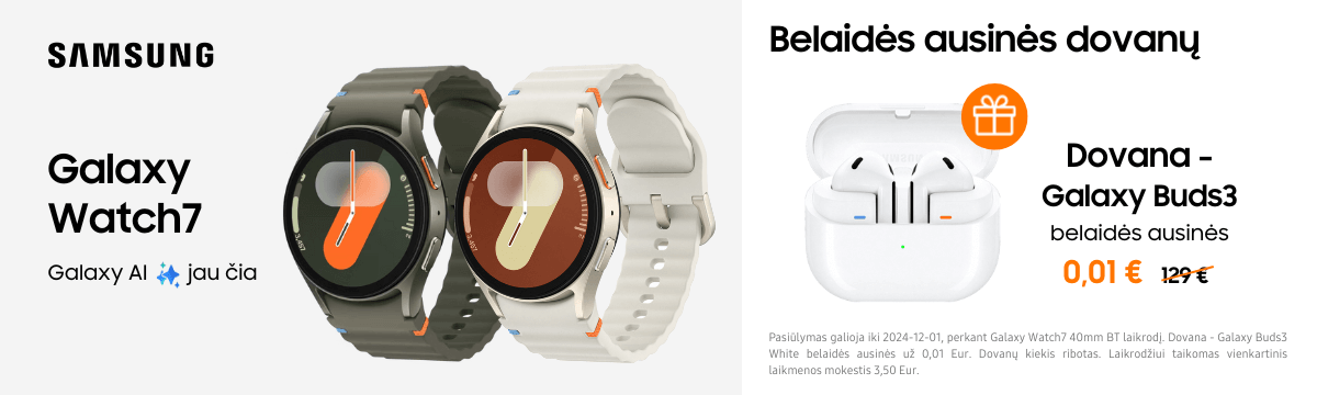 Samsung Galaxy Watch7 dovana Buds3, Mobili prekyba