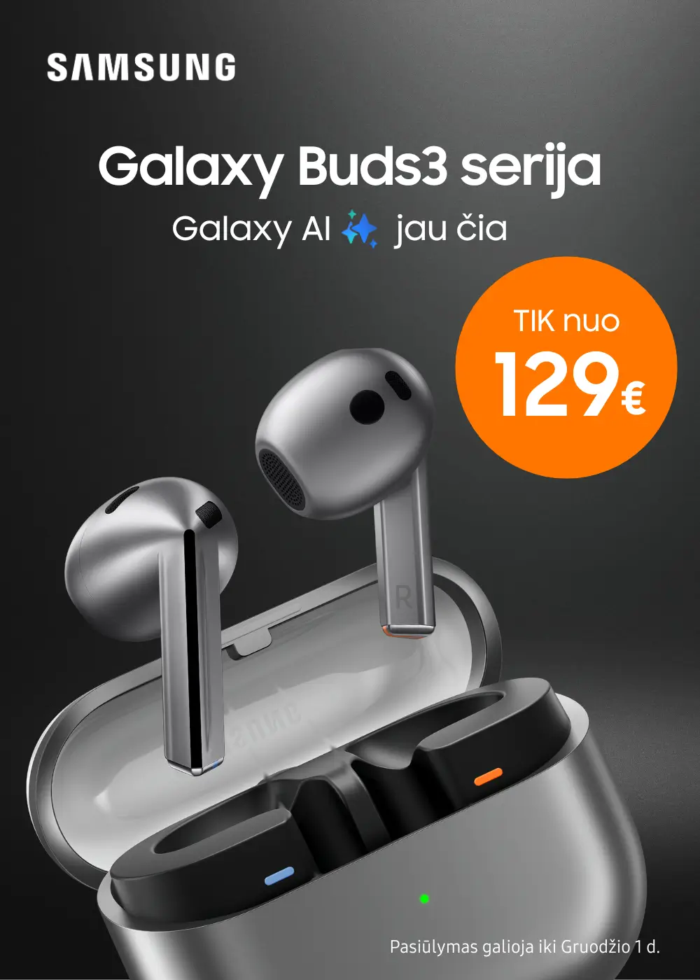 Samsung Galaxy Buds3 serija akcija, Mobili prekyba