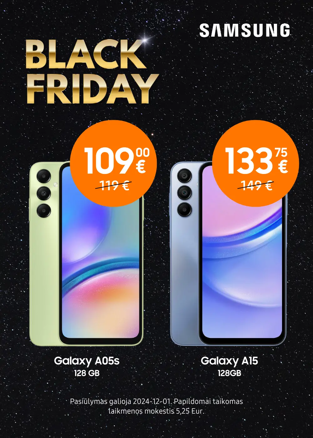 Samsung Galaxy A05s A15 A25 akcija, Mobili prekyba