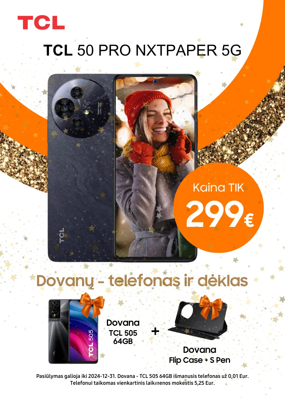 TCL 50 Pro Nxtpapr akcija dovana, Mobili prekyba