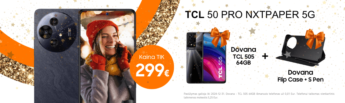 TCL 50 Pro Nxtpapr akcija dovana, Mobili prekyba