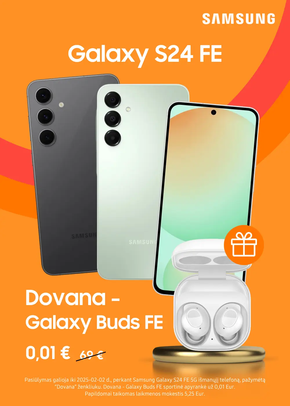 Samsung Galaxy S24 FE su dovana Galaxy Buds FE, Mobili prekyba