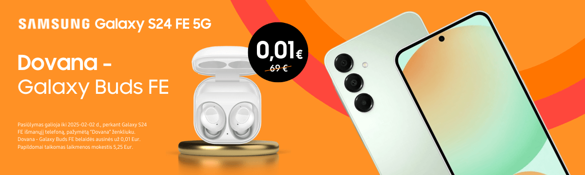 Samsung Galaxy S24 FE su dovana Galaxy Buds FE, Mobili prekyba