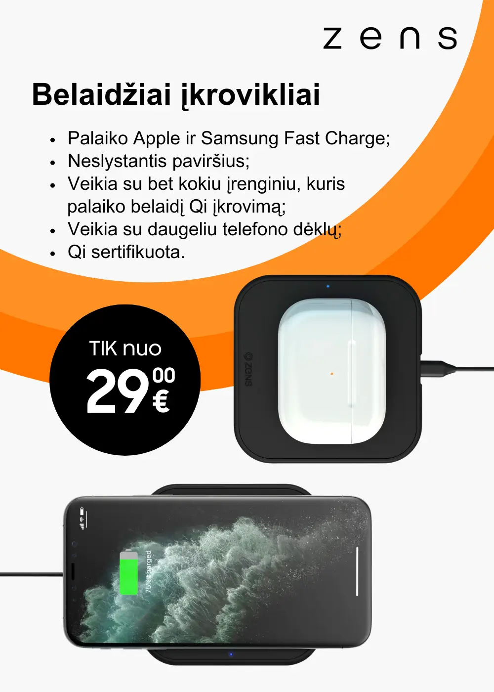 Zens belaidžiai įkrovikliai, Mobili prekyba