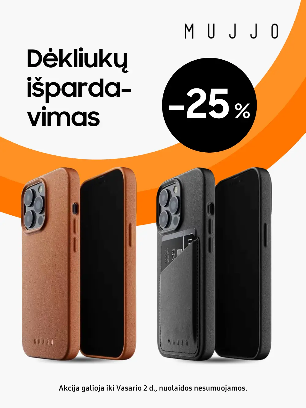 Mujjo dėkliukų išpardavimas iPhone 15 serijai, Mobili prekyba