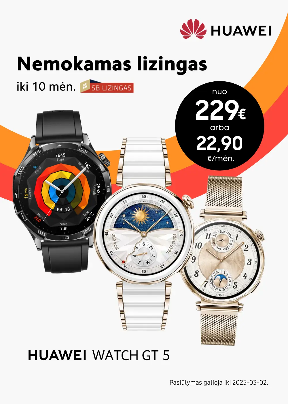 Huawei Watch GT 5 akcija, Mobili prekyba