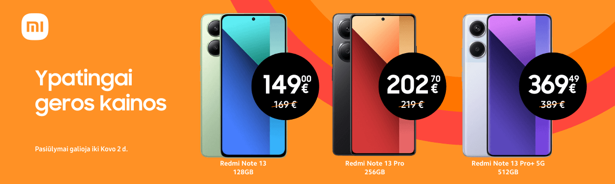 Xiaomi Redmi Note 13 akcija, Mobili prekyba