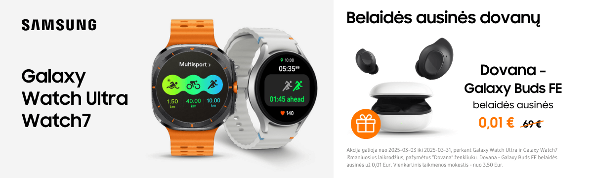 Samsung Galaxy Watch7 akcija, Mobili prekyba