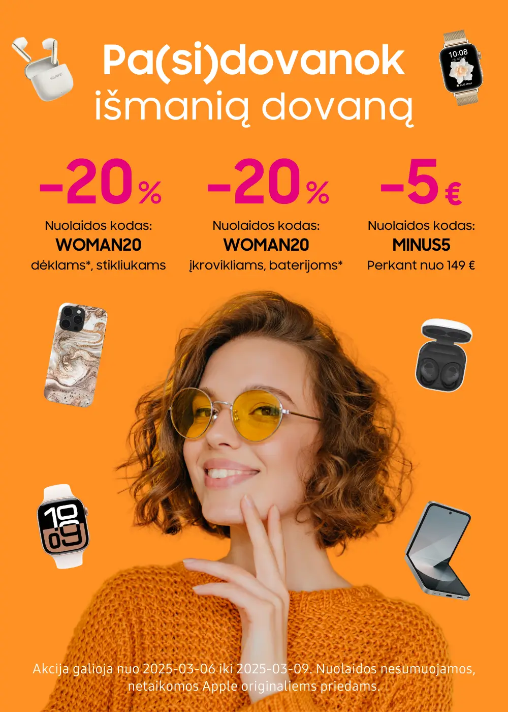 Moters dienos akcijos ir pasiūlymai | Mobili prekyba