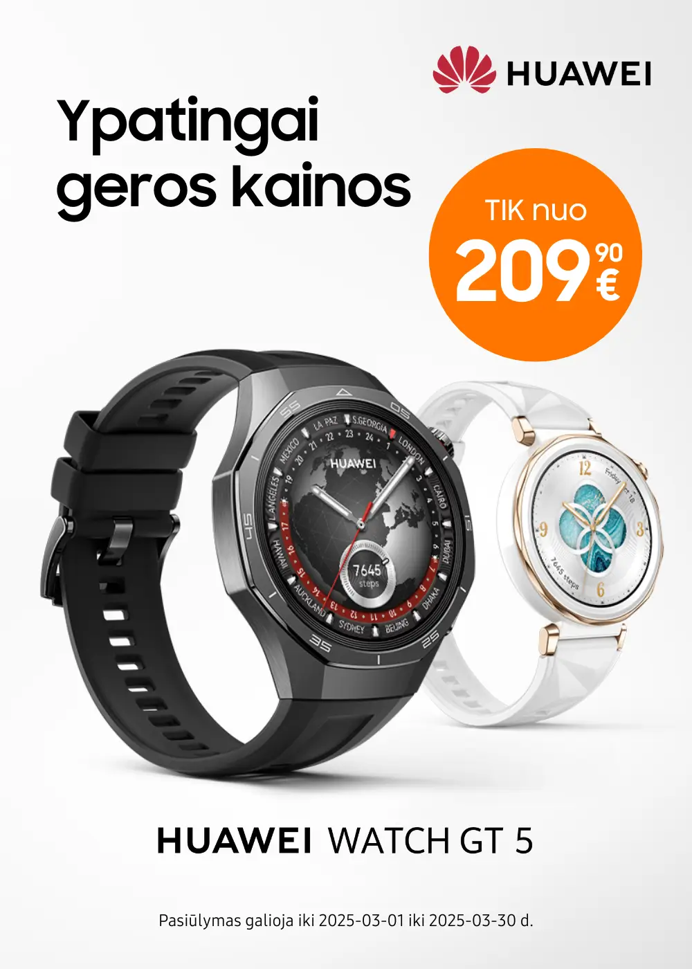 Huawei Watch GT 5 akcija, Mobili prekyba